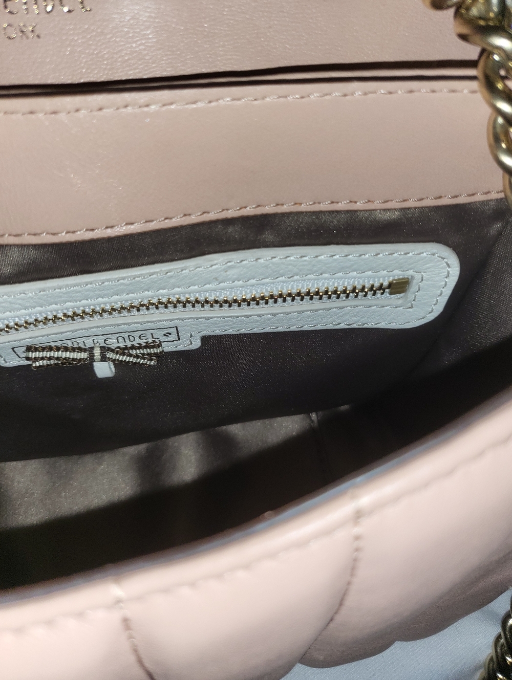 henri bendel Quilted Shoulder Bag in Blush Pink - Picture 14 of 16